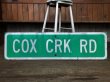 画像7: Vintage Road Sign COX CRK RD (T577) (7)