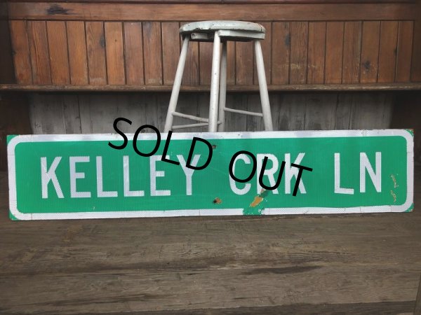 画像7: Vintage Road Sign KELLEY CRK LN (T575) (7)