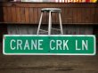 画像7: Vintage Road Sign CRANE CRK LN (T574) (7)