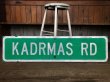 画像8: Vintage Road Sign KADRMAS RD (T573) (8)