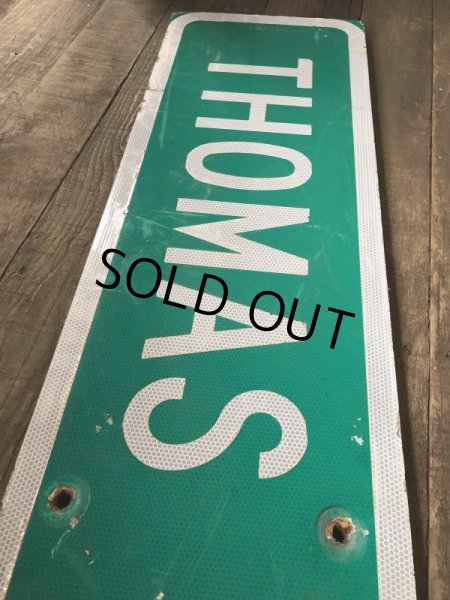 画像5: Vintage Road Sign THOMAS CRK RD (T579) (5)