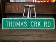 画像7: Vintage Road Sign THOMAS CRK RD (T579) (7)