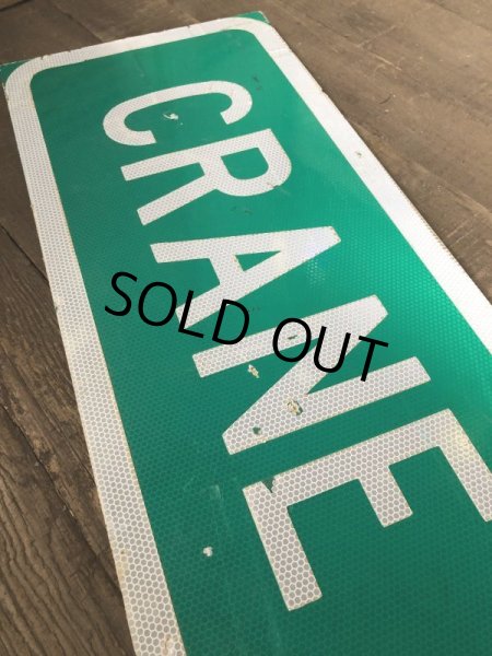 画像5: Vintage Road Sign CRANE CRK LN (T560) (5)