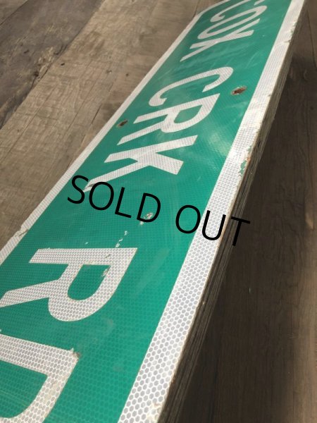 画像6: Vintage Road Sign COX CRK RD (T577) (6)