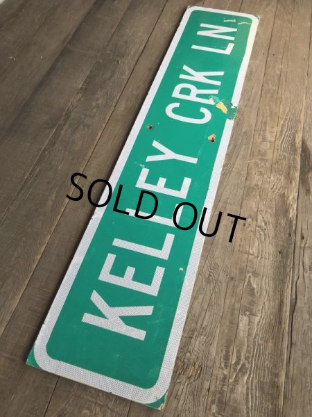 画像8: Vintage Road Sign KELLEY CRK LN (T575) (8)