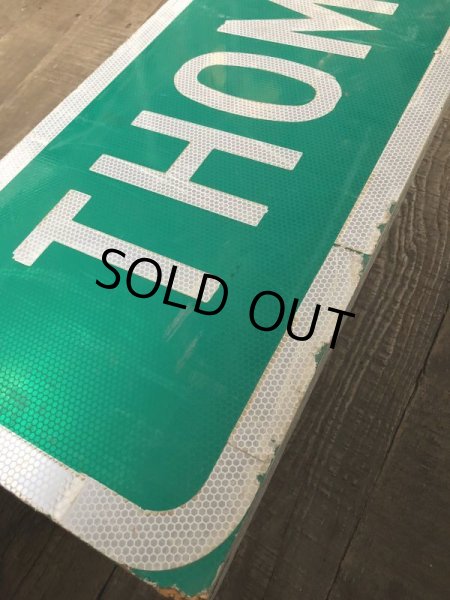 画像2: Vintage Road Sign THOMAS CRK RD (T579) (2)