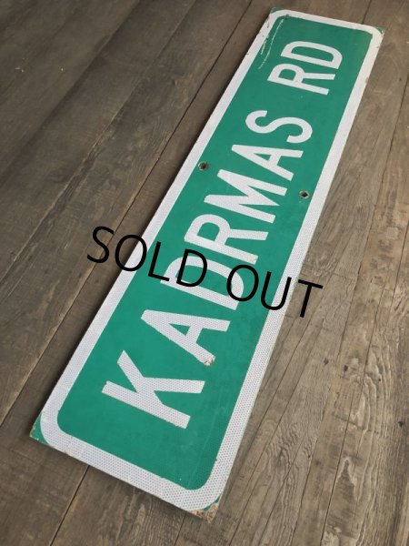 画像8: Vintage Road Sign KADRMAS RD (T572) (8)