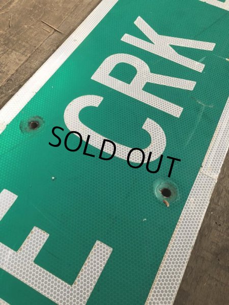 画像4: Vintage Road Sign CRANE CRK LN (T574) (4)
