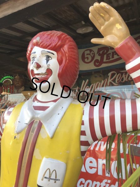 画像8: Vintage Ronald McDonald Store Display Life Size Statue  (T567) (8)
