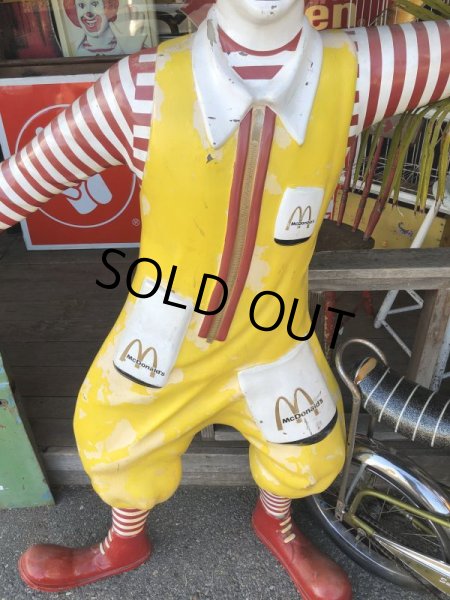 画像11: Vintage Ronald McDonald Store Display Life Size Statue  (T567) (11)