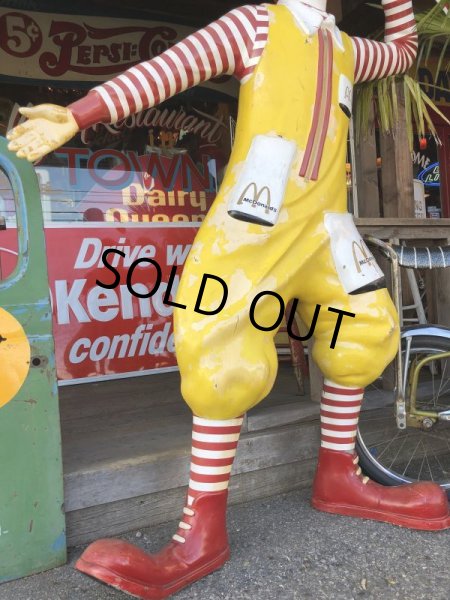 画像9: Vintage Ronald McDonald Store Display Life Size Statue  (T567) (9)