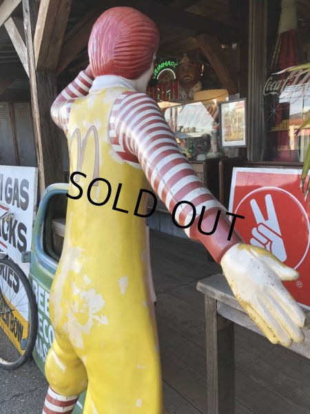 画像12: Vintage Ronald McDonald Store Display Life Size Statue  (T567) (12)