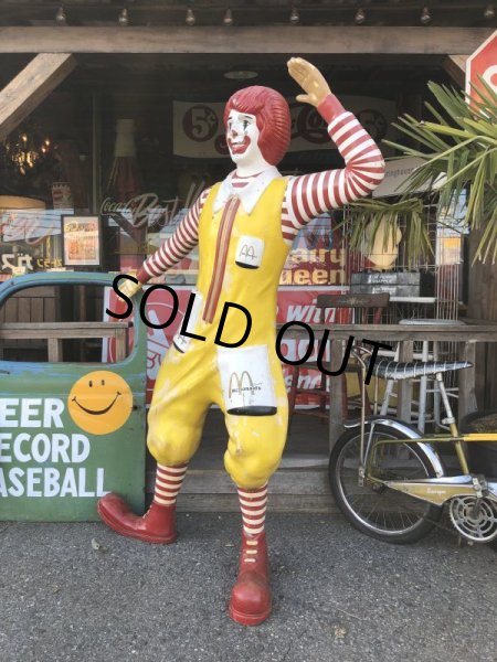 画像4: Vintage Ronald McDonald Store Display Life Size Statue  (T567) (4)