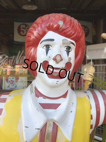 画像6: Vintage Ronald McDonald Store Display Life Size Statue  (T567) (6)