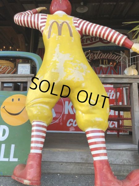 画像14: Vintage Ronald McDonald Store Display Life Size Statue  (T567) (14)