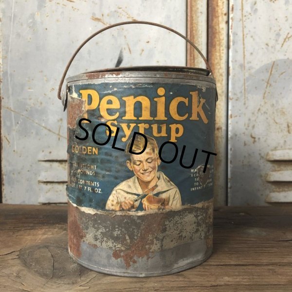 画像1: Vintage Tin Can Penick Syrup 40s (T573) (1)