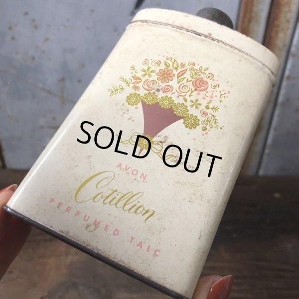 画像6: Vintage Tin 2.75oz Can AVON Cotillon Rerfumed Talc (T570) (6)