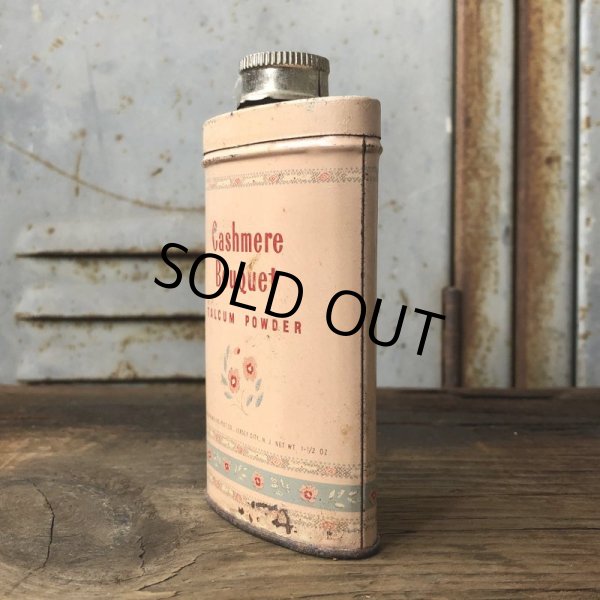 画像4: Vintage Tin 1 1/2oz Can Cashmere Bou Quet TALCUM POWDER(T569) (4)