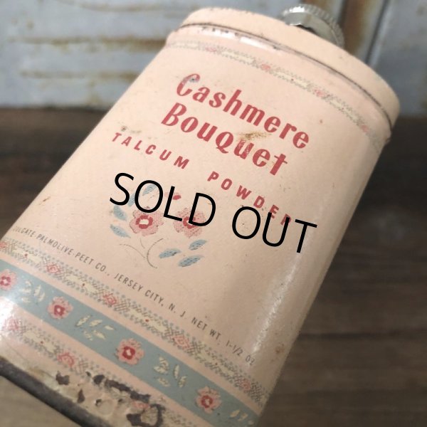 画像8: Vintage Tin 1 1/2oz Can Cashmere Bou Quet TALCUM POWDER(T569) (8)
