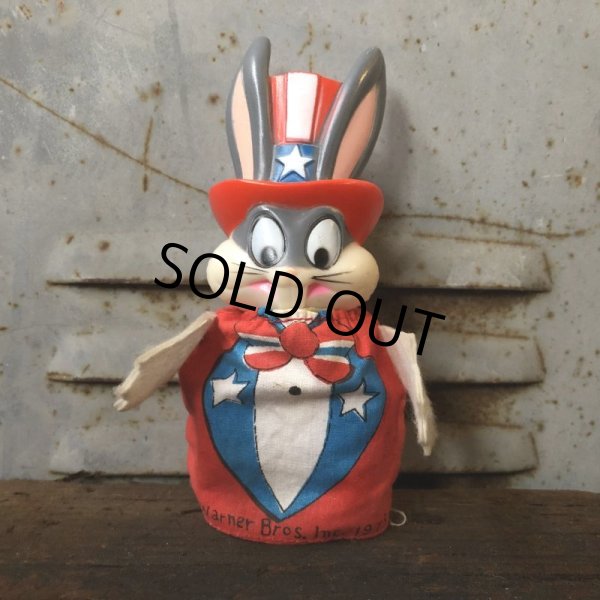 画像2: 70s Vintage Bugs Bunny Finger Puppet Uncle Sam (T542) (2)