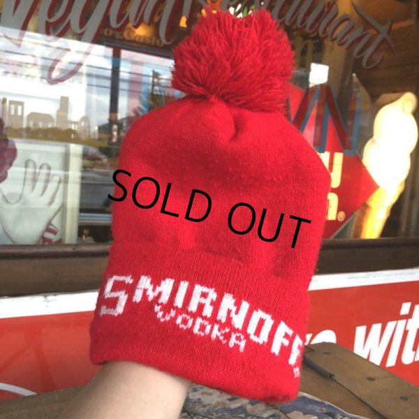 画像1: Vintage Knit Cap Smirnoff (T550) (1)