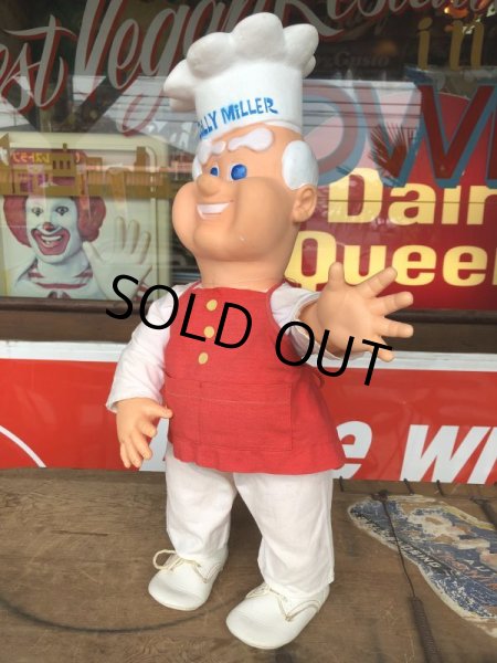 画像4: 70s Vintage Advertising Miller Flour Store Display Jolly Doll 50cm (T544) (4)