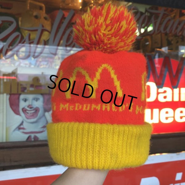 画像1: Vintage Knit Cap McDonald's (T545) (1)