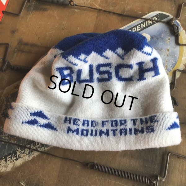 画像2: Vintage Knit Cap Busch Beer (T551) (2)