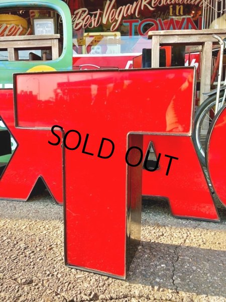 画像3: Vintage Texaco SS Original Lighted Letter Sign Huge 3m (T559) (3)