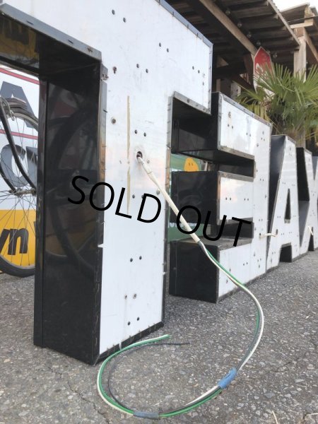 画像14: Vintage Texaco SS Original Lighted Letter Sign Huge 4m (T558) (14)