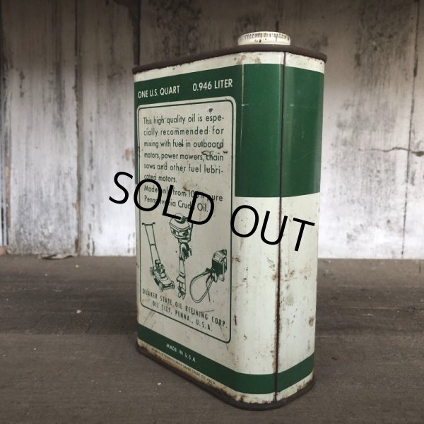 画像4: Vintage QUAKER STATE Quart Oil can (T561)  (4)