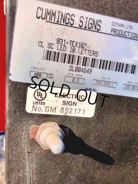 画像5: Vintage Texaco SS Original Lighted Letter Sign Huge 3m (T559) (5)