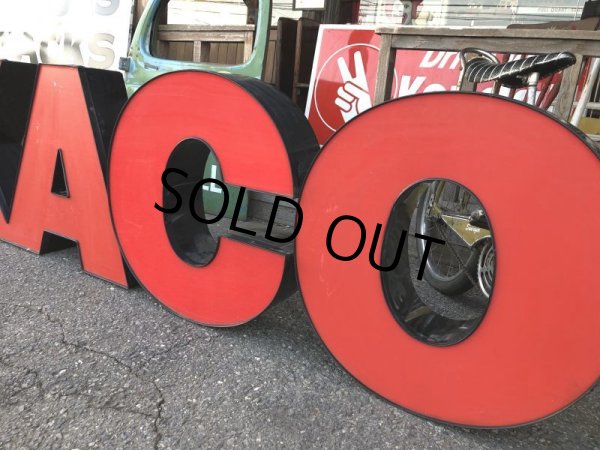 画像6: Vintage Texaco SS Original Lighted Letter Sign Huge 4m (T558) (6)