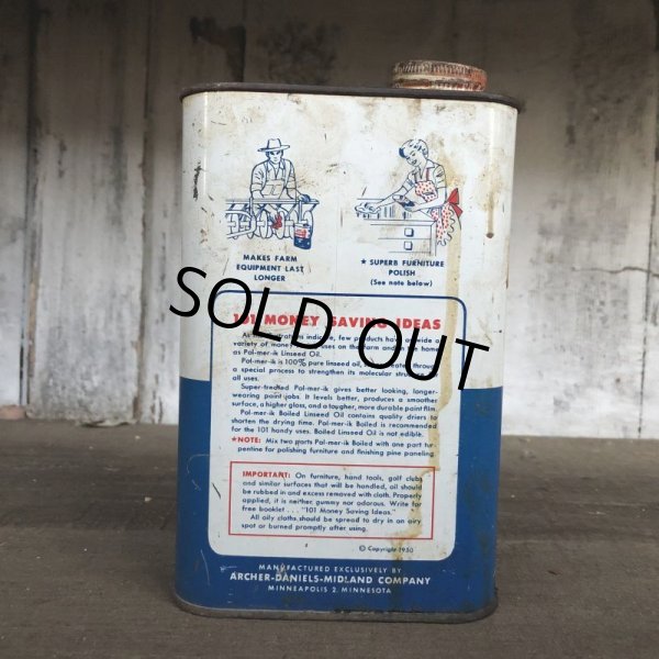 画像3: Vintage Archer Linseed Oil QT Can (T559)  (3)