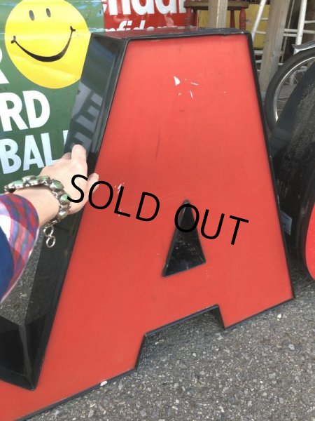 画像7: Vintage Texaco SS Original Lighted Letter Sign Huge 4m (T558) (7)