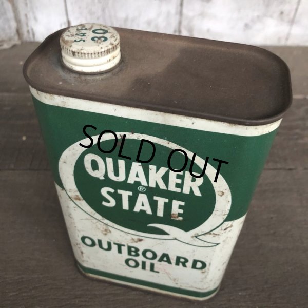 画像5: Vintage QUAKER STATE Quart Oil can (T561)  (5)
