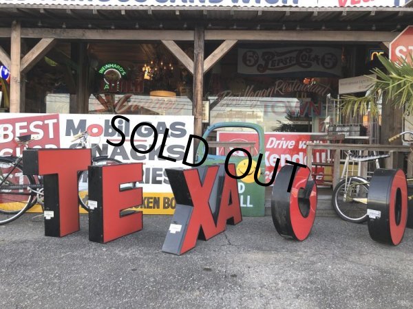 画像8: Vintage Texaco SS Original Lighted Letter Sign Huge 4m (T558) (8)