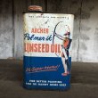 画像1: Vintage Archer Linseed Oil QT Can (T559)  (1)