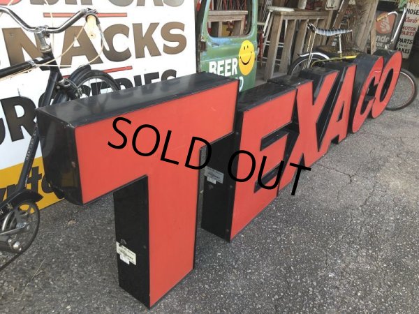 画像11: Vintage Texaco SS Original Lighted Letter Sign Huge 4m (T558) (11)