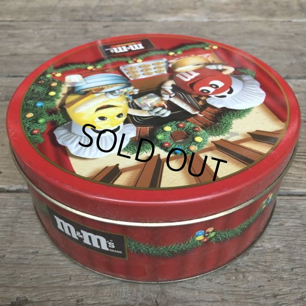 画像4: Vintage M&M's Tin Can Happy Holidays Cookies (T564) (4)