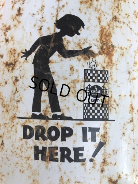 画像9: Vintage Kendall GT-1 Racing Oil Drum Barrel (T577) (9)