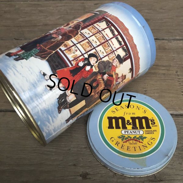 画像9: Vintage M&M's Tin Can Happy Holidays Season's Greetings (T568) (9)