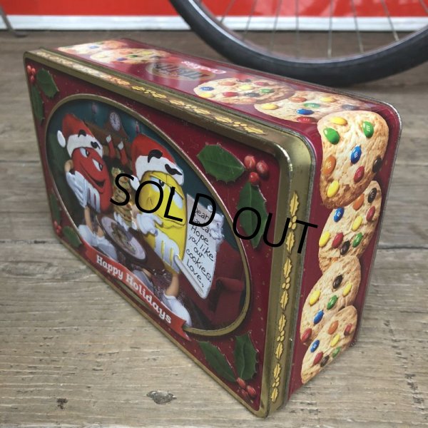 画像3: Vintage M&M's Tin Can Happy Holidays Cookies (T563) (3)
