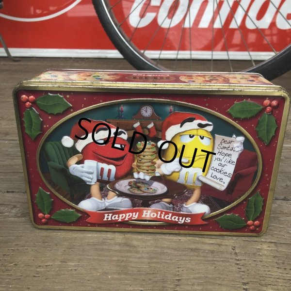 画像4: Vintage M&M's Tin Can Happy Holidays Cookies (T563) (4)