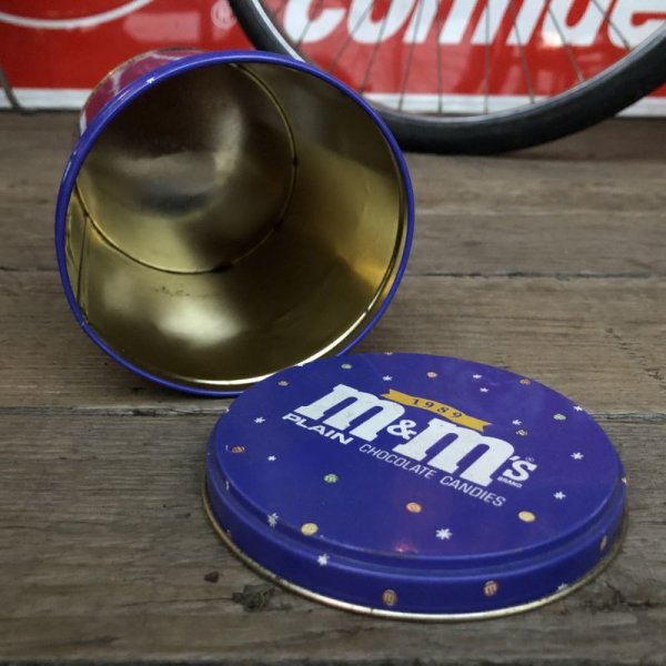 画像5: Vintage M&M's Tin Can Happy Holidays 1989 (T570) (5)