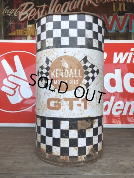画像3: Vintage Kendall GT-1 Racing Oil Drum Barrel (T577) (3)