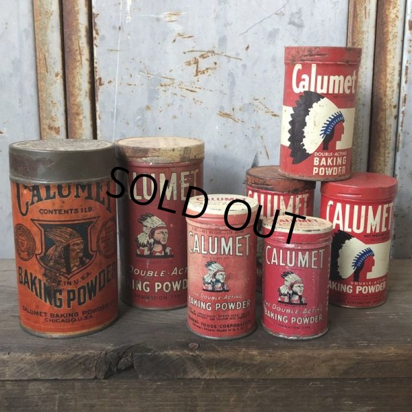 画像9: Vintage Calumet Baking Powder 1LB Can (T587)  (9)