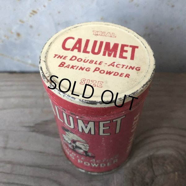 画像6: Vintage Calumet Baking Powder 4oz Trial Size Can (T592)  (6)