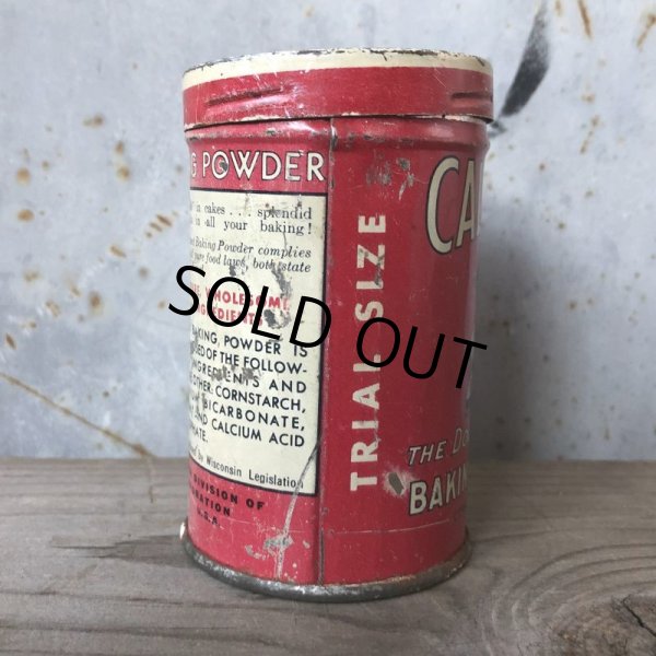 画像4: Vintage Calumet Baking Powder 4oz Trial Size Can (T592)  (4)