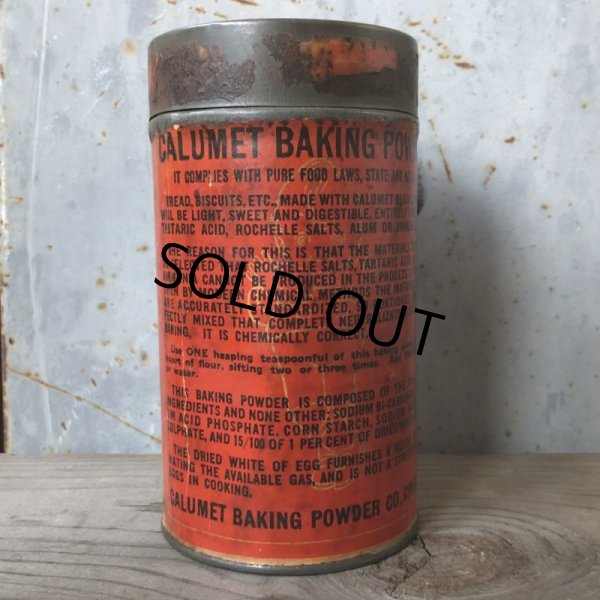画像4: Vintage Calumet Baking Powder 1LB Can (T587)  (4)